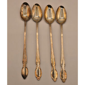 Vintage WM Rogers Silver-Plated Teaspoons - Set of 4